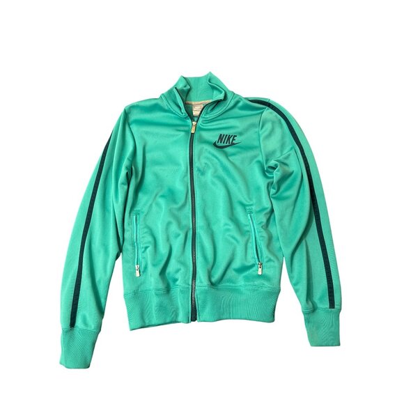 Nike Sportswear Teal Full-Zip Track Jacket M - Picture 1 of 7
